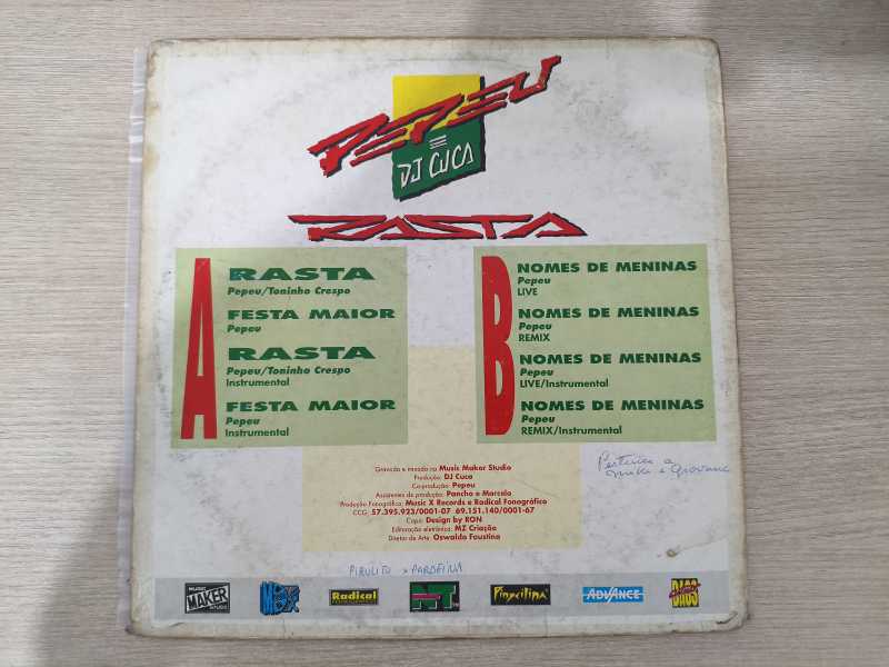 Lp Vinil Pepeu Rasta