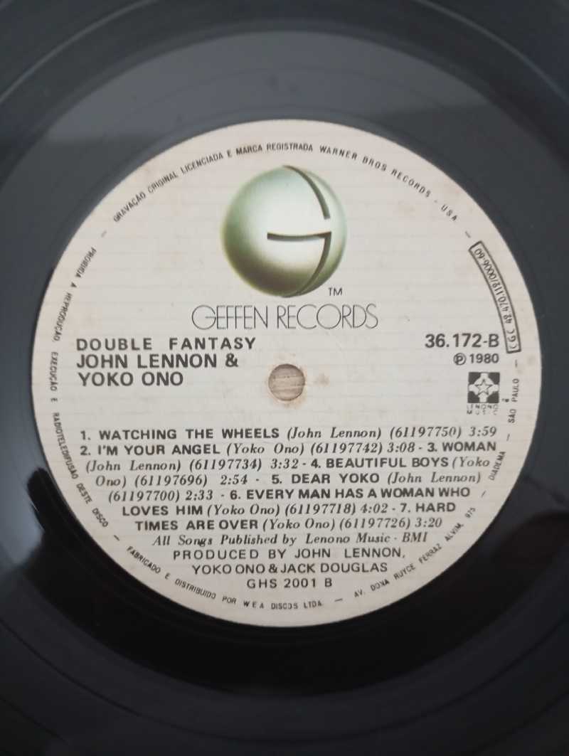 Lp Vinil John Lennon & Yoko Ono Double Fantasy Com Encarte