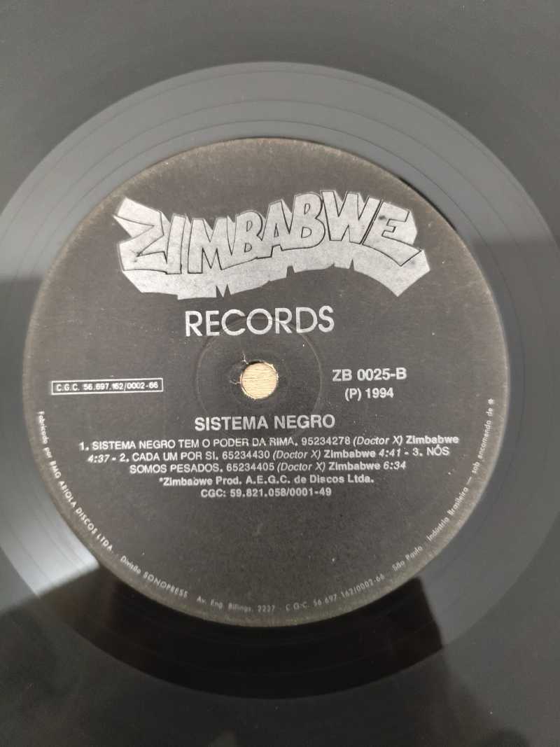 Lp Vinil Sistema Negro Bem Vindos ao Inferno