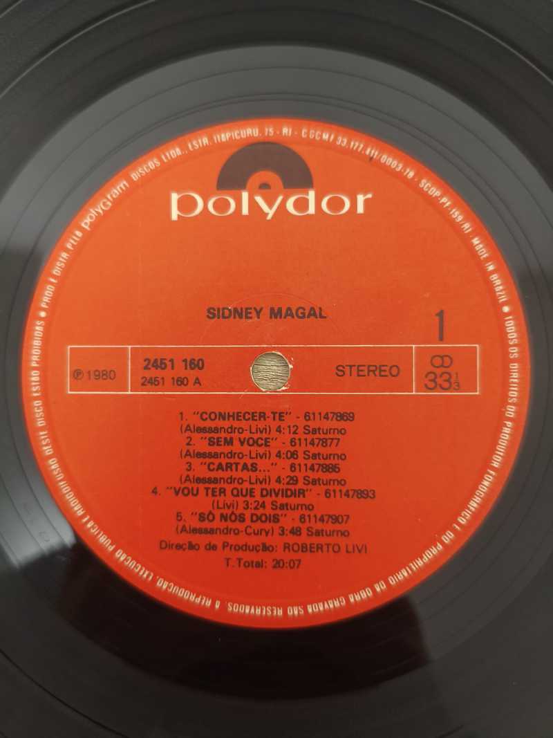 Lp Vinil Sidney Magal 1980 Capa Dupla