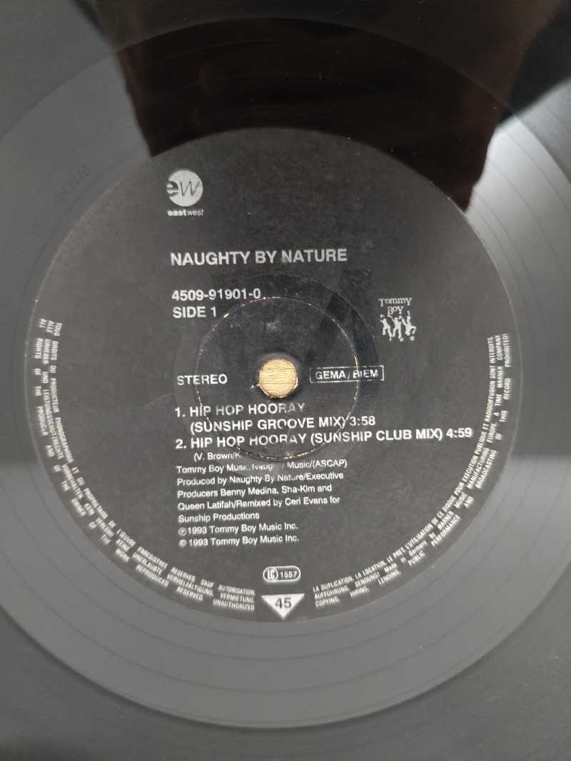 Lp Vinil Naughty By Nature Hip Hop Hooray Importado