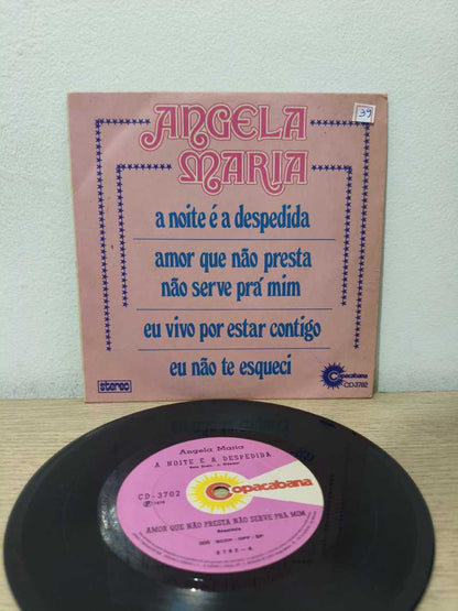 Compacto Vinil Ângela Maria A Noite É A Despedida