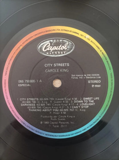 Lp Vinil Carole King City Streets