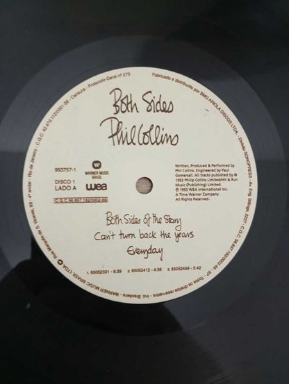 Lp Vinil Phil Collins Both Sides Duplo