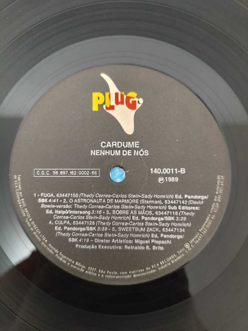 Lp Vinil Nenhum De Nós Cardume Com Encarte