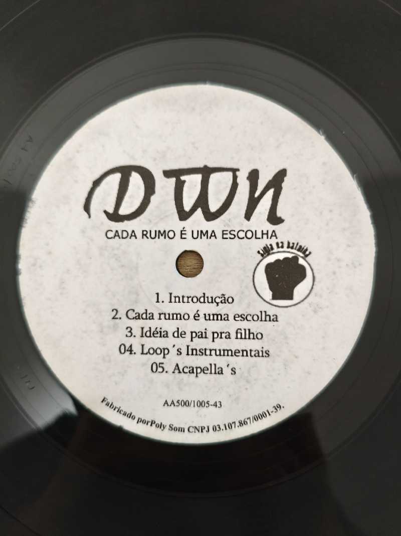 Lp Vinil DWN Cada Rumo É Uma Escolha
