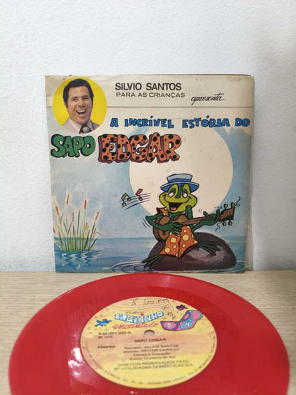 Compacto Vinil Silvio Santos A Incrível Estória Do Sapo Ed