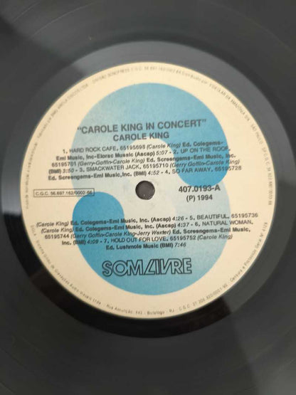 Lp Vinil Carole King In Concert Com Encarte