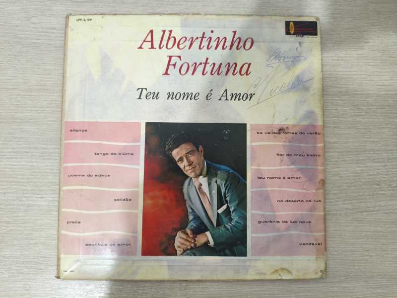 Lp Vinil Albertinho Fortuna Teu nome é amor