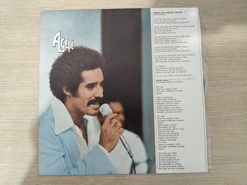 Lp Vinil Agepê 1977 Com Encarte