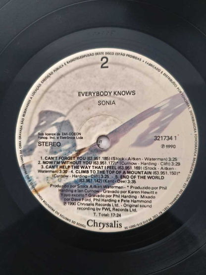 Lp Vinil Sonia Everybody Knows Com Encarte