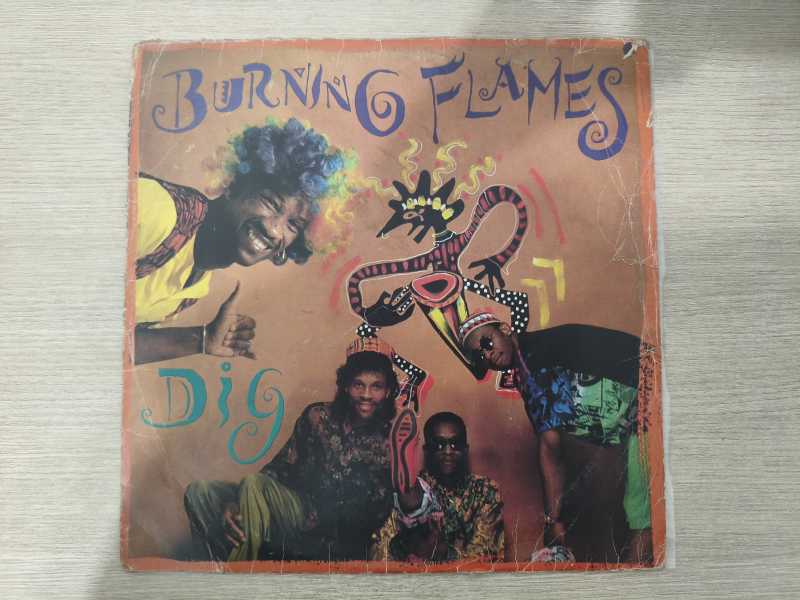 Lp Vinil Burning Flames Dig