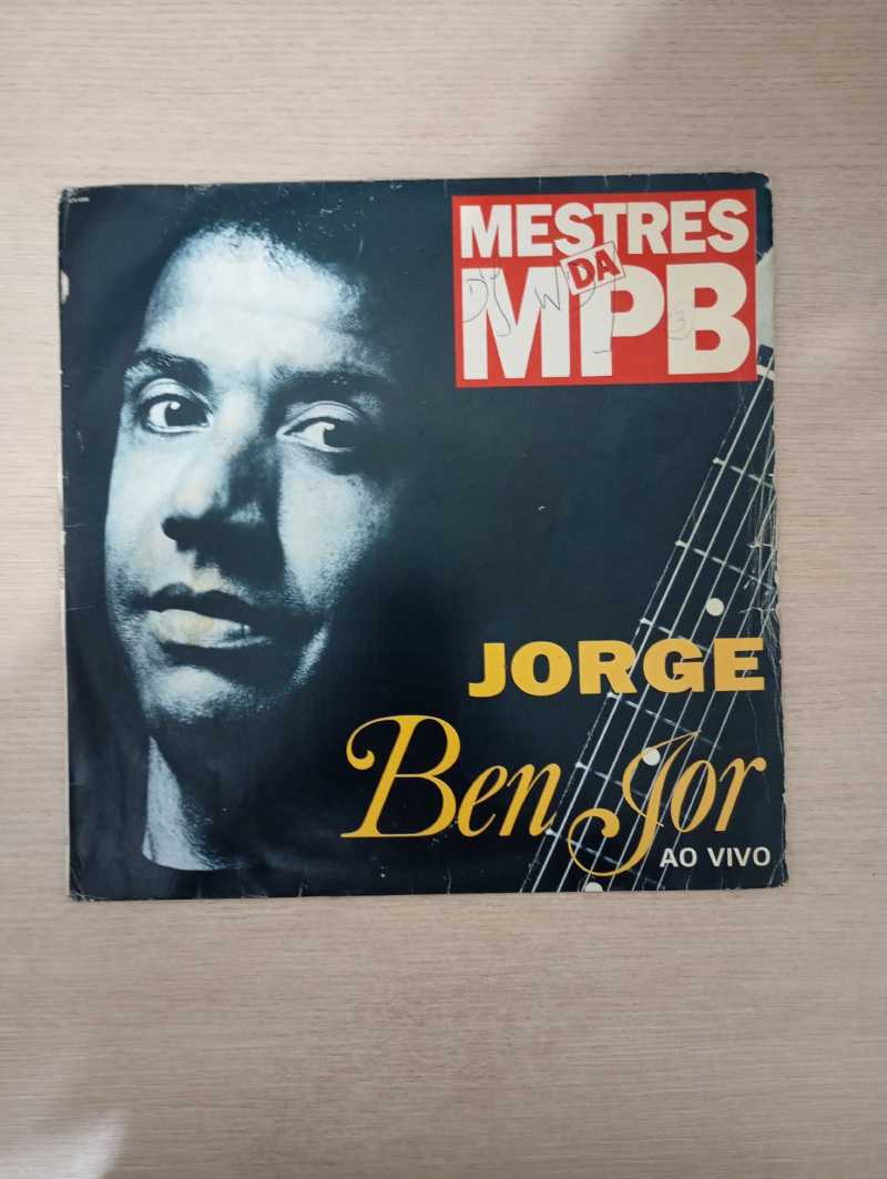 Lp Vinil Jorge Ben Ao Vivo - Mestres da MPB