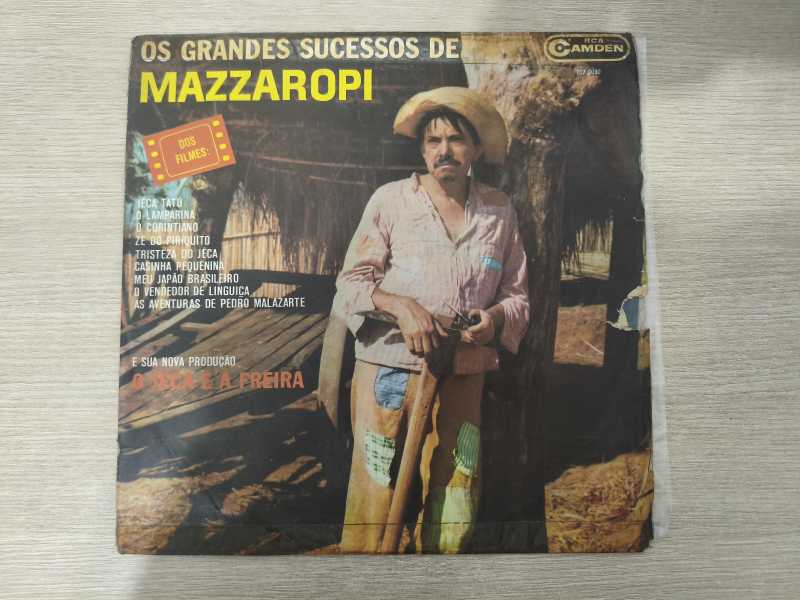 Lp Vinil Mazzaropi Os Grandes Sucessos de