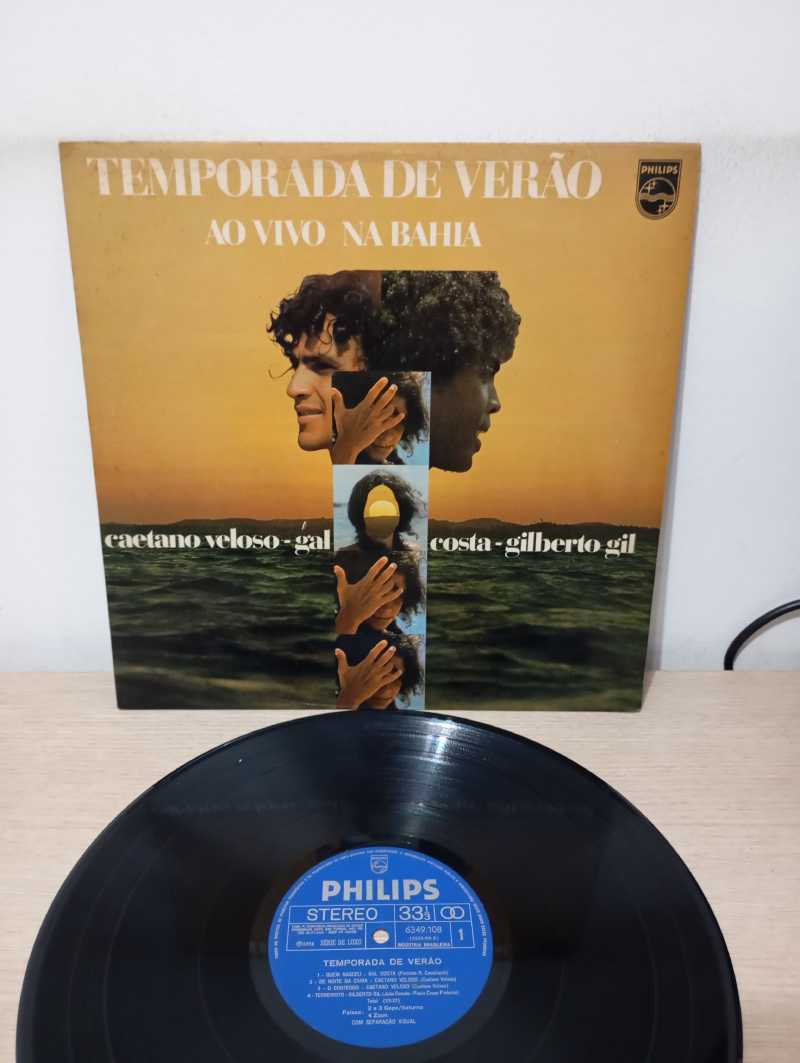 Lp Vinil Caetano Veloso Temporada De Verão (Ao Vivo Na Bahi
