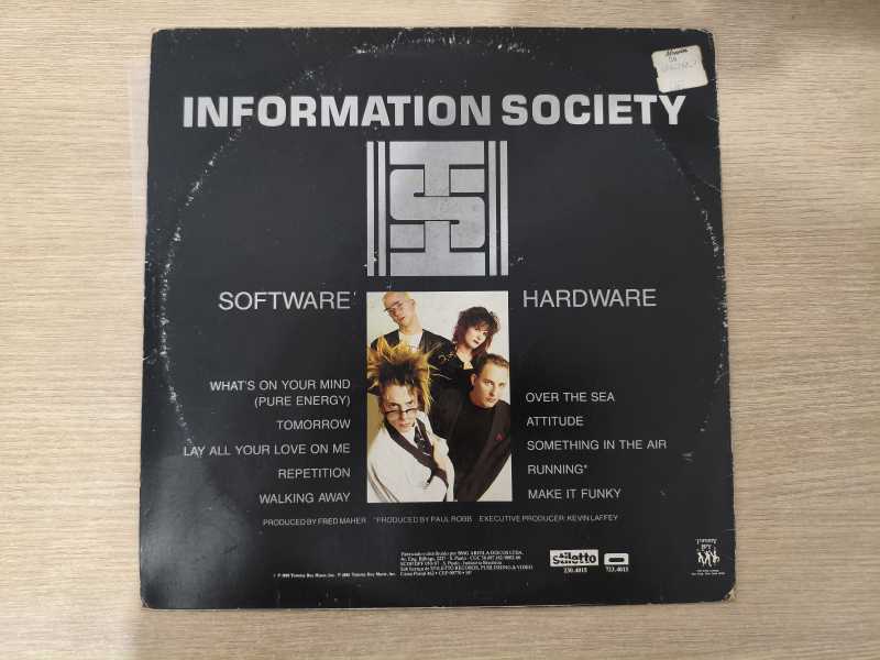 Lp Vinil Information Society 1988 Com Encarte