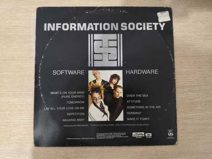 Lp Vinil Information Society 1988 Com Encarte