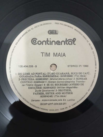 Lp Vinil Tim Maia 1986