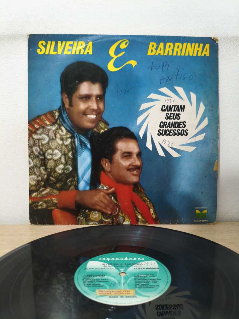 Lp Vinil Silveira & Barrinha Cantam Seus Grandes Sucessos