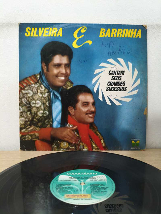 Lp Vinil Silveira & Barrinha Cantam Seus Grandes Sucessos