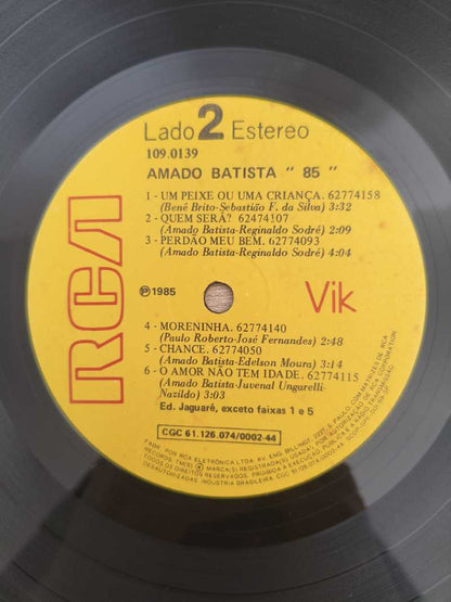 Lp Vinil Amado Batista 85