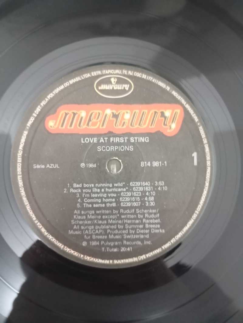 Lp Vinil Scorpions Love At First Sting Com Encarte
