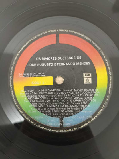 Lp Vinil José Augusto & Fernando Mendes Maiores Sucessos de