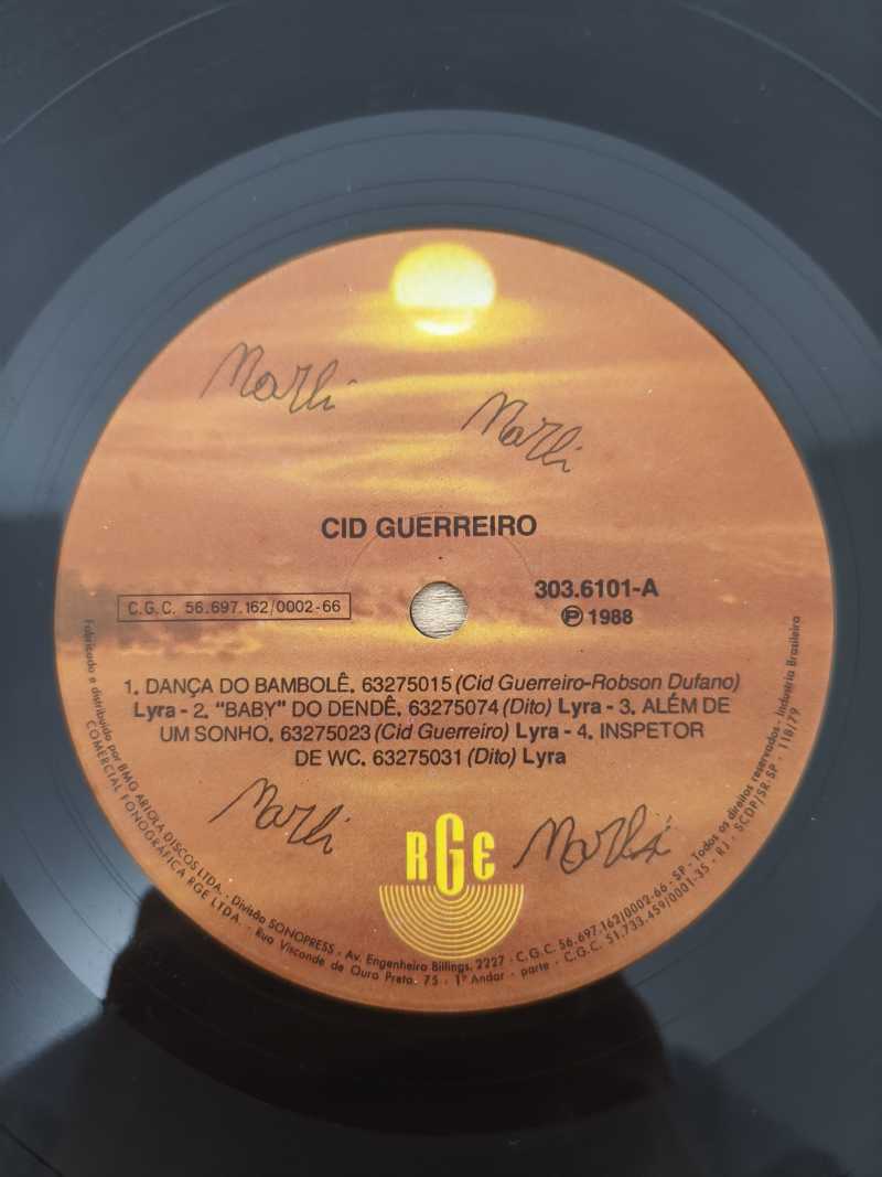2 Lps Vinil Cid Guerreiro 1988 Com Encarte