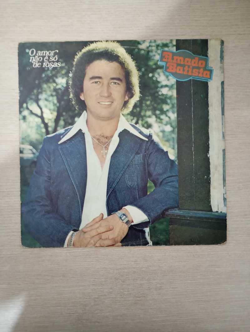 Lp Vinil Amado Batista O Amor Não É Só De Rosas