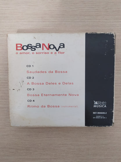 Cd Bossa Nova O Amor, O Sorriso E A Flor 4 Cds