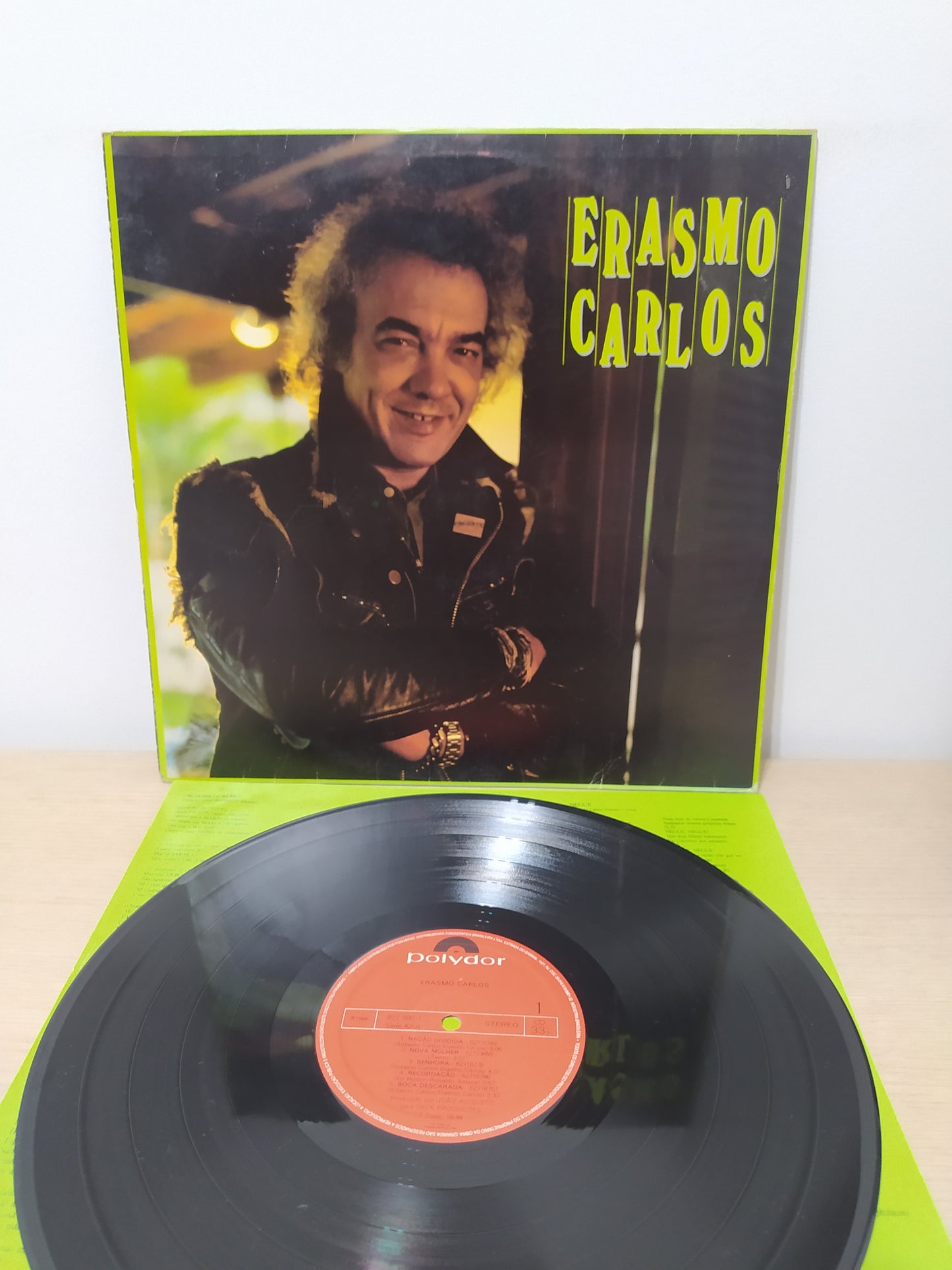Lp Vinil Erasmo Carlos 1985 Com Encarte