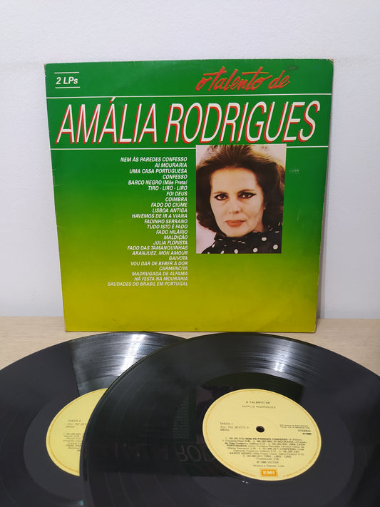 Lp Vinil Amália Rodrigues O Talento De Duplo