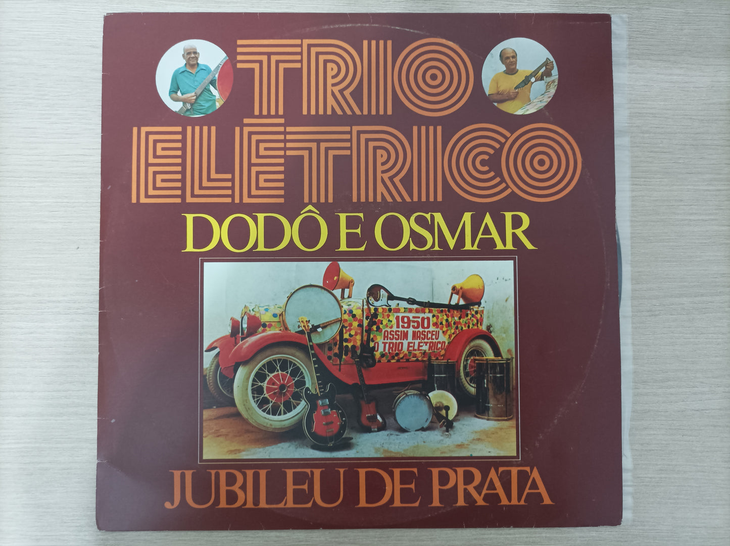 Lp Vinil Trio Elétrico Dodô E Osmar Jubileu de Prata