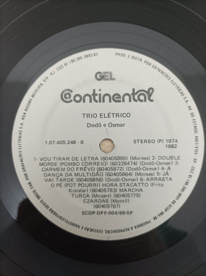Lp Vinil Trio Elétrico Dodô E Osmar Jubileu de Prata