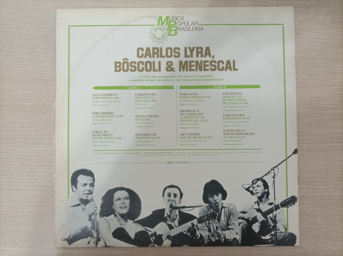 Lp Vinil Carlos Lyra, Bôscoli e Menescal História MPB