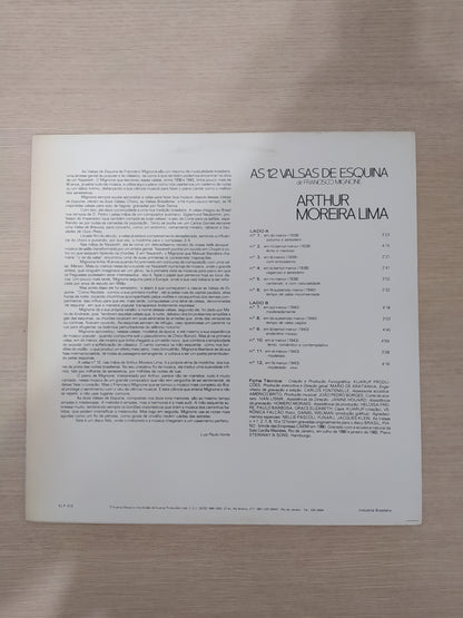 Lp Vinil Arthur Moreira Lima As 12 Valsas de Esquina