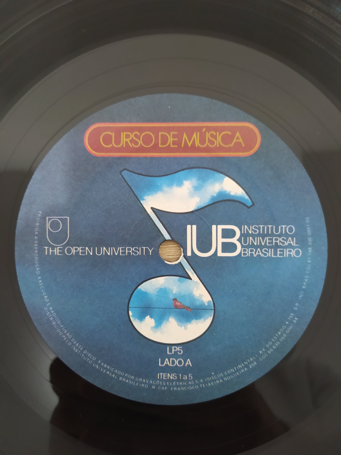 Lp Vinil Box Curso de Música Ilustrações Musicais 5 LPs