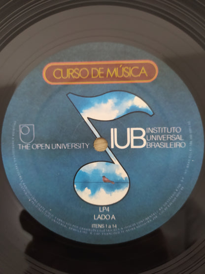 Lp Vinil Box Curso de Música Ilustrações Musicais 5 LPs