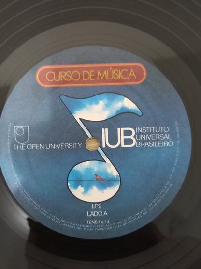 Lp Vinil Box Curso de Música Ilustrações Musicais 5 LPs