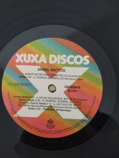 Lp Vinil Angel Mattos 1990 Com Encarte