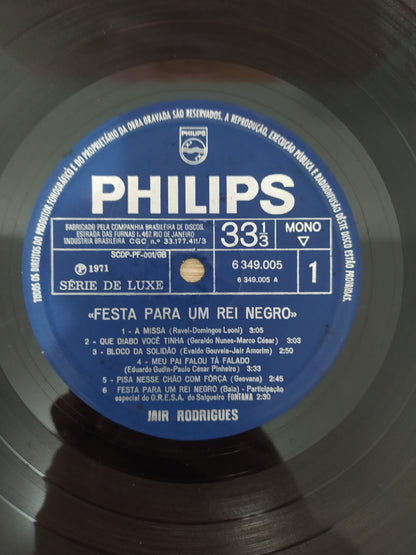 Lp Vinil Jair Rodrigues Festa Para Um Rei Negro
