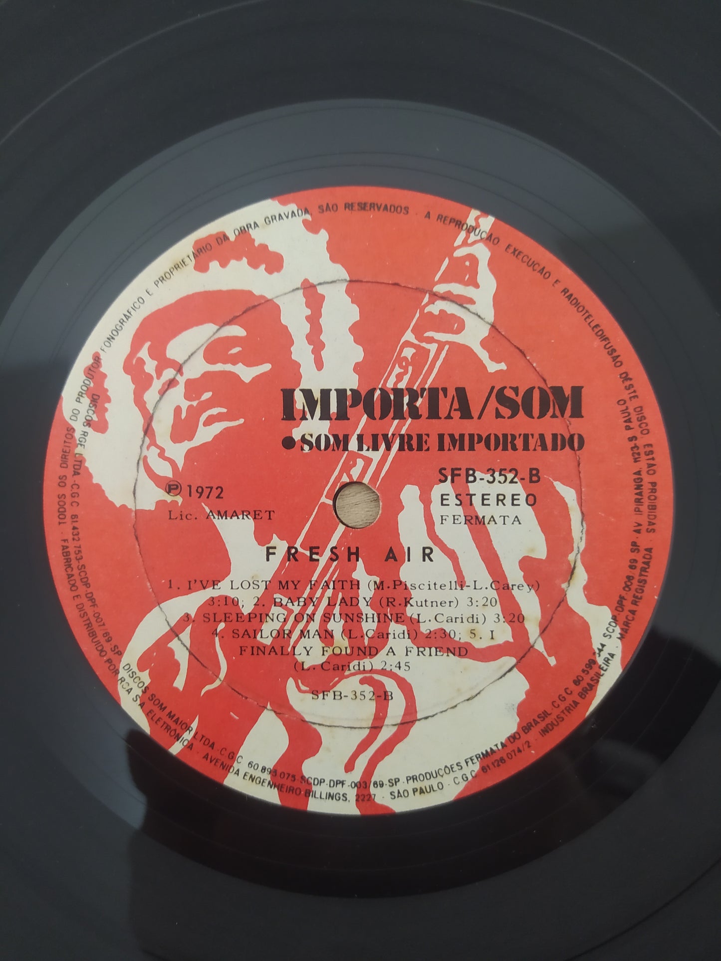 Lp Vinil Fresh Air 1972 Capa Dupla