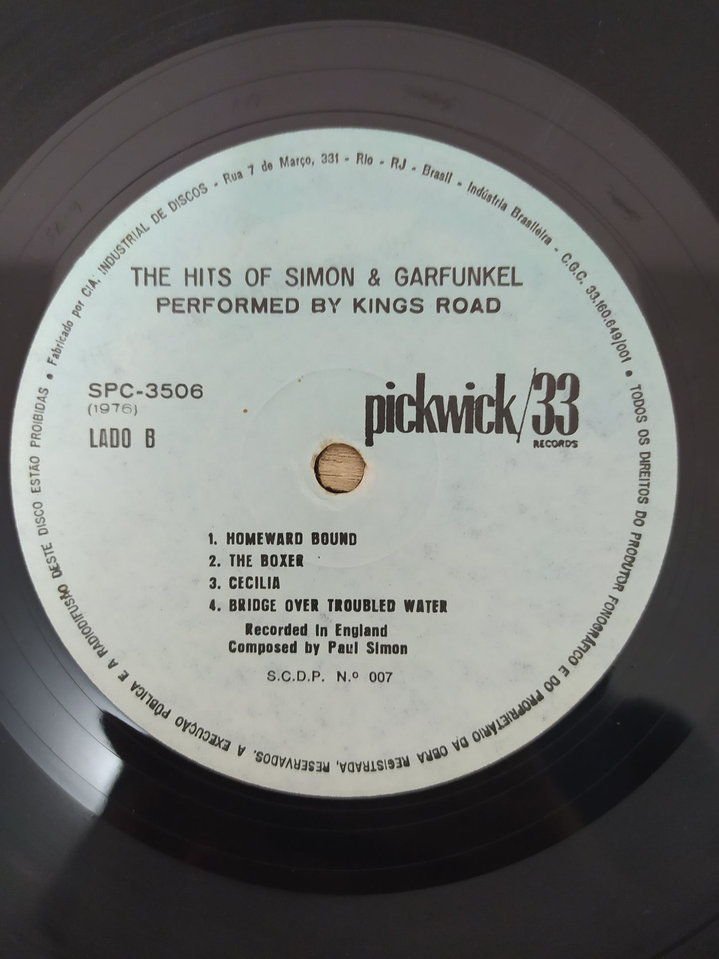 Lp Vinil King's Road The Hits Of Simon & Garfunkel