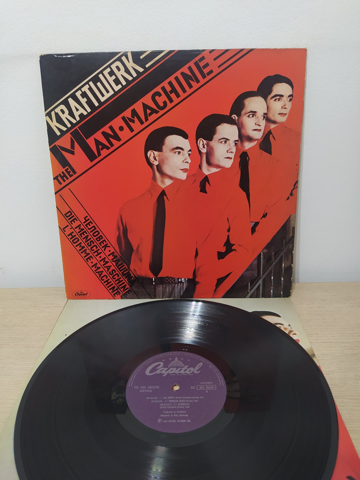 Lp Vinil Kraftwerk The Man Machine Com Encarte