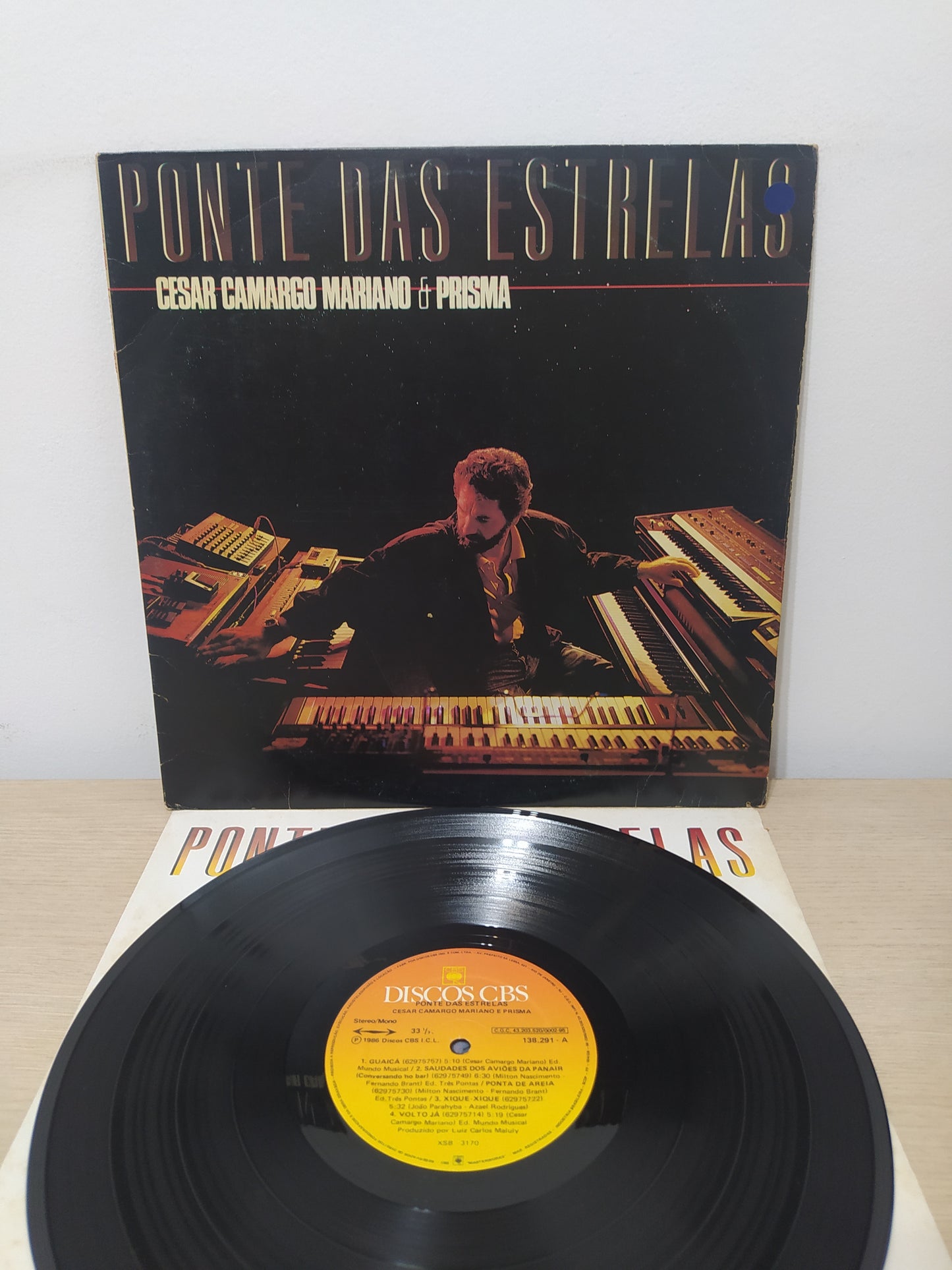 Lp Vinil Cesar Camargo Mariano Ponte das Estrelas C Encarte
