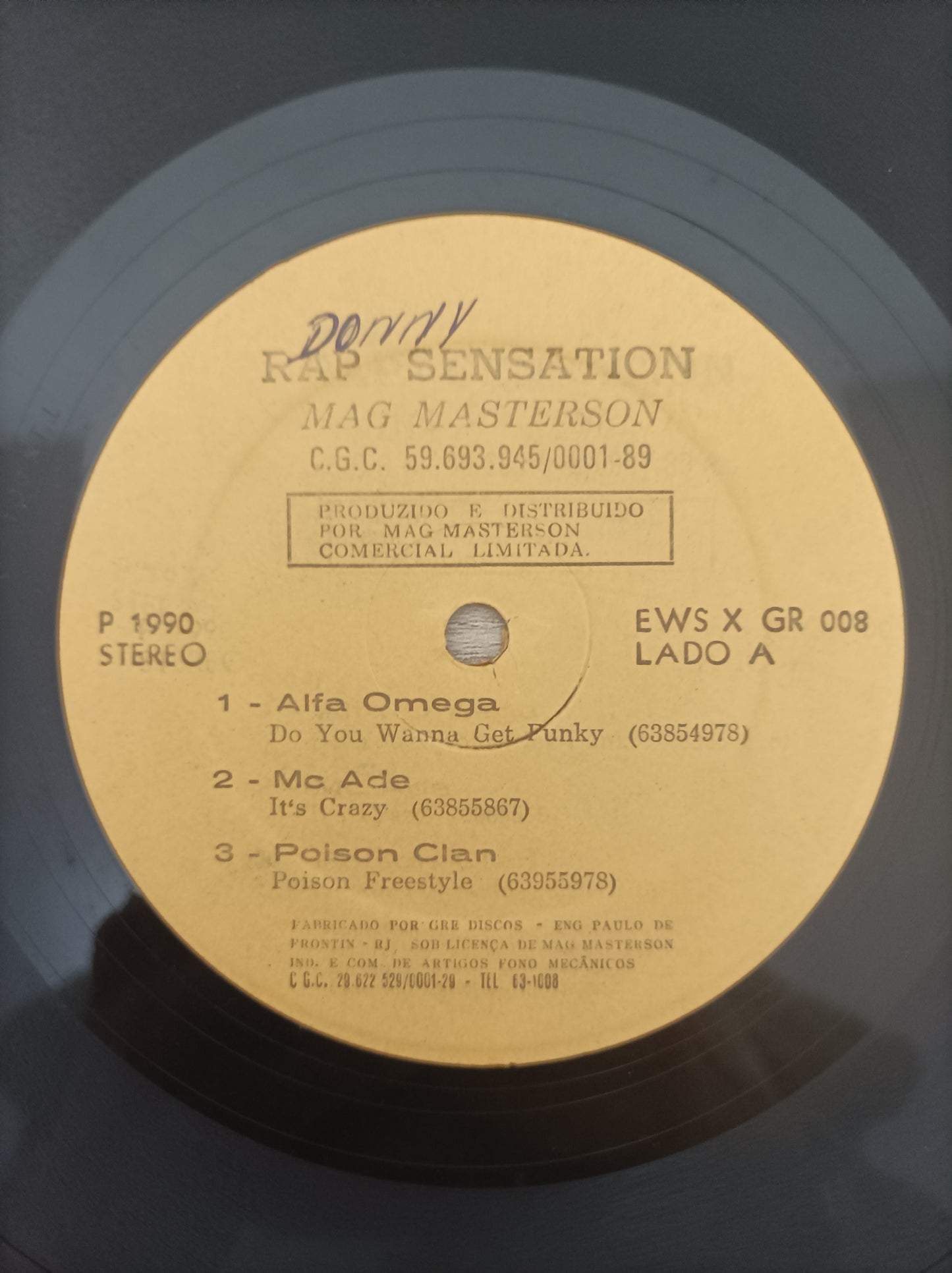 Lp Vinil Rap Sensation