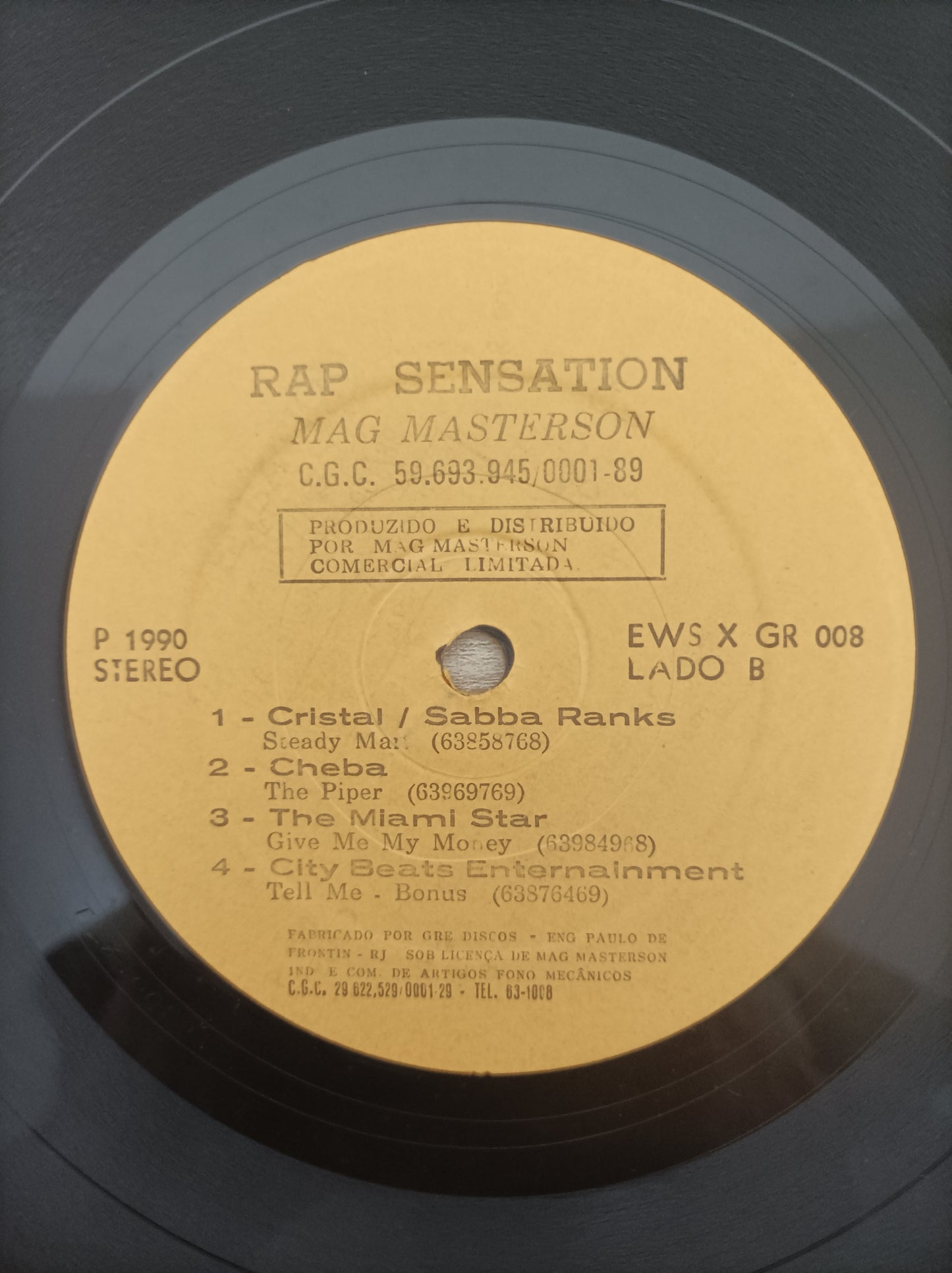 Lp Vinil Rap Sensation