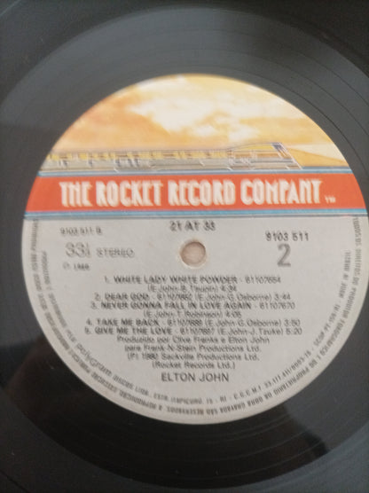 Lp Vinil Elton John 21 at 33