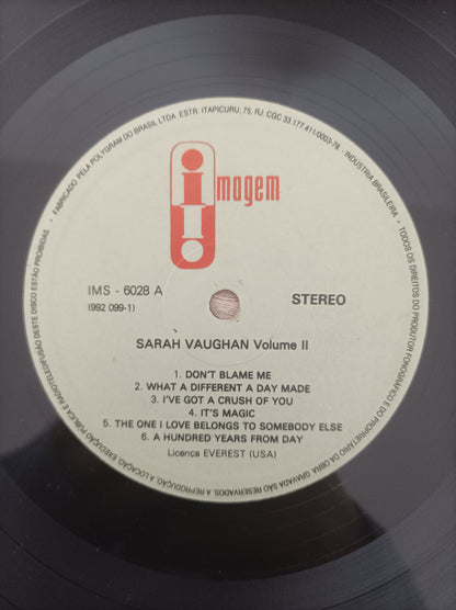 Lp Vinil Sarah Vaughan Vol. 2