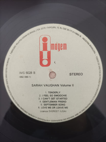 Lp Vinil Sarah Vaughan Vol. 2